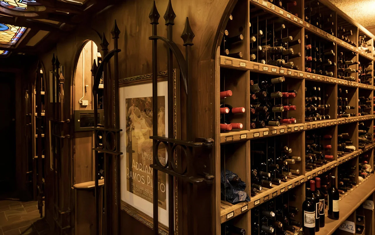 Restaurant bar and beverage selection