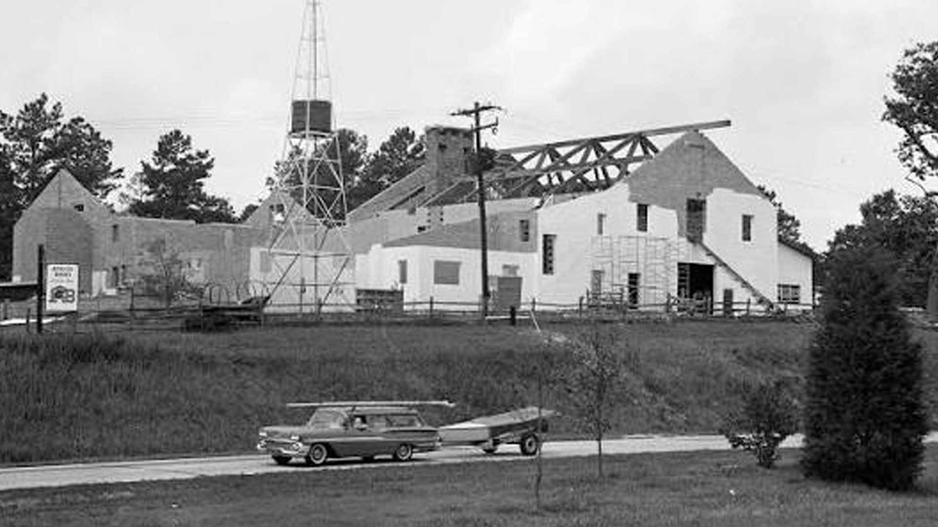 building of the angus barn